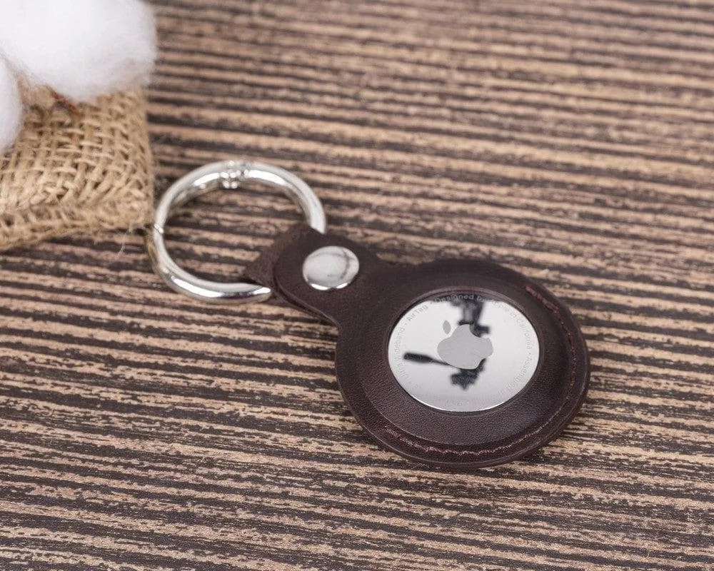 Arta AirTag Leather Case Keychain for Apple