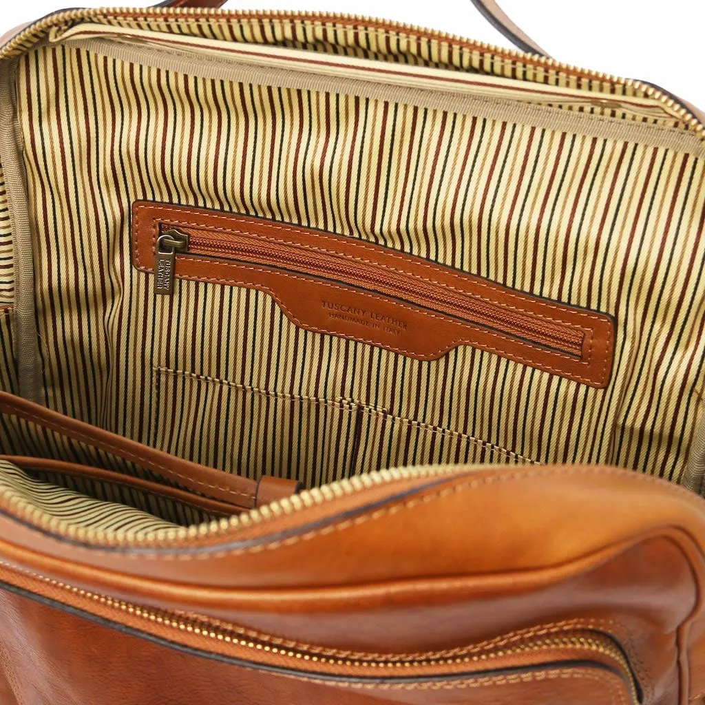 Bangkok - Leather laptop backpack - Large size | TL142336