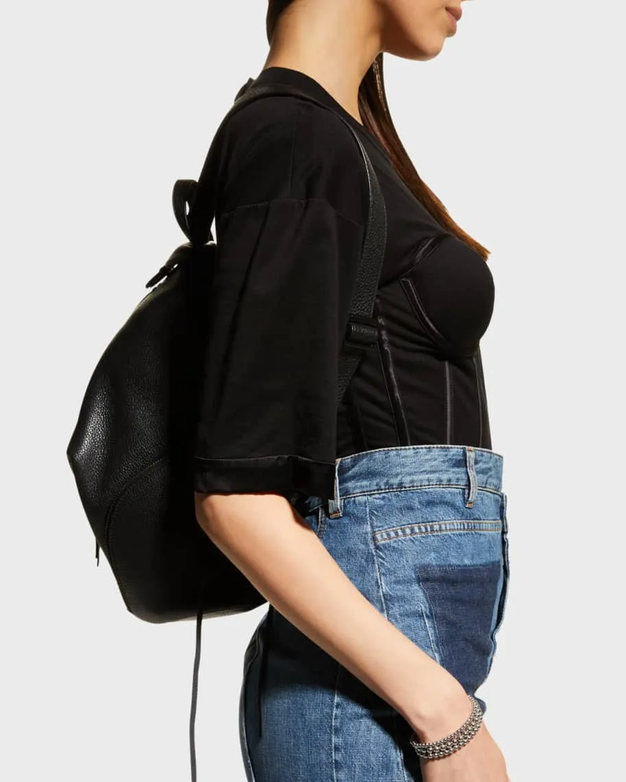 Julian Leather Zip Backpack Rebecca Minkoff