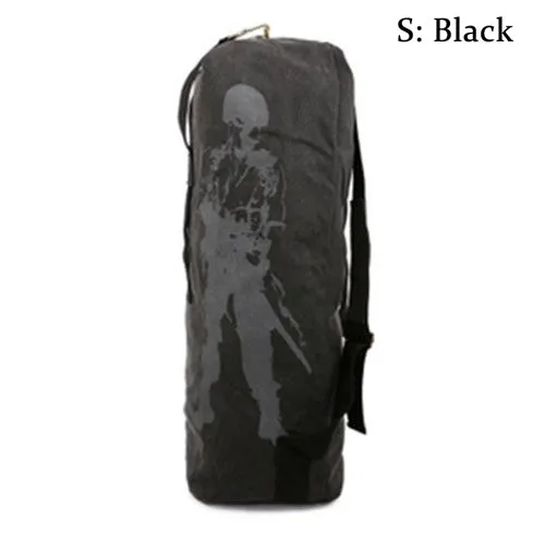 Outdoor Travel Luggage Army Bag Canvas Hiking Backpack Camping Tactical Rucksack