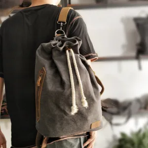 Sports Gym Canvas Backpack