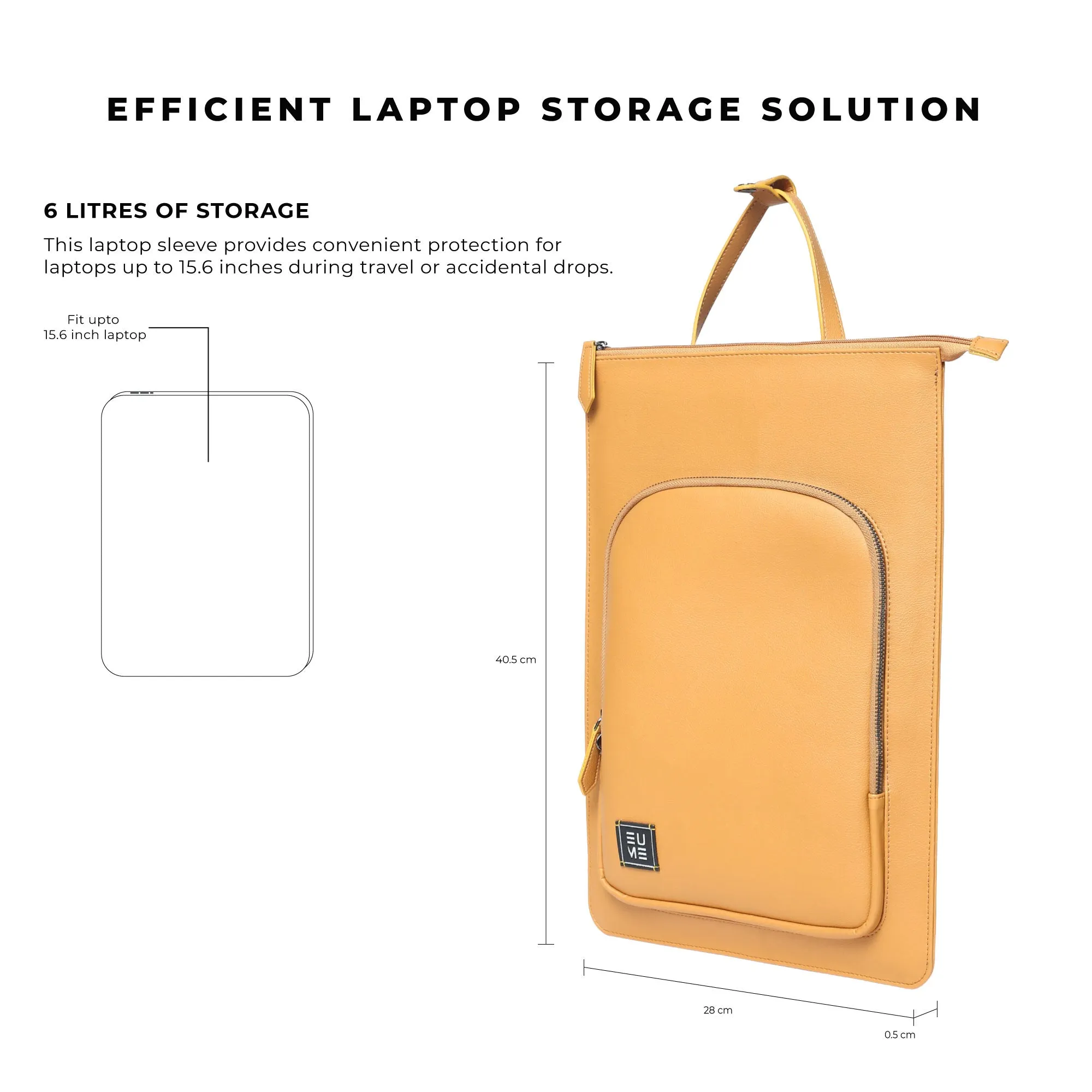 Tech Pro Vegan Leather Laptop Case