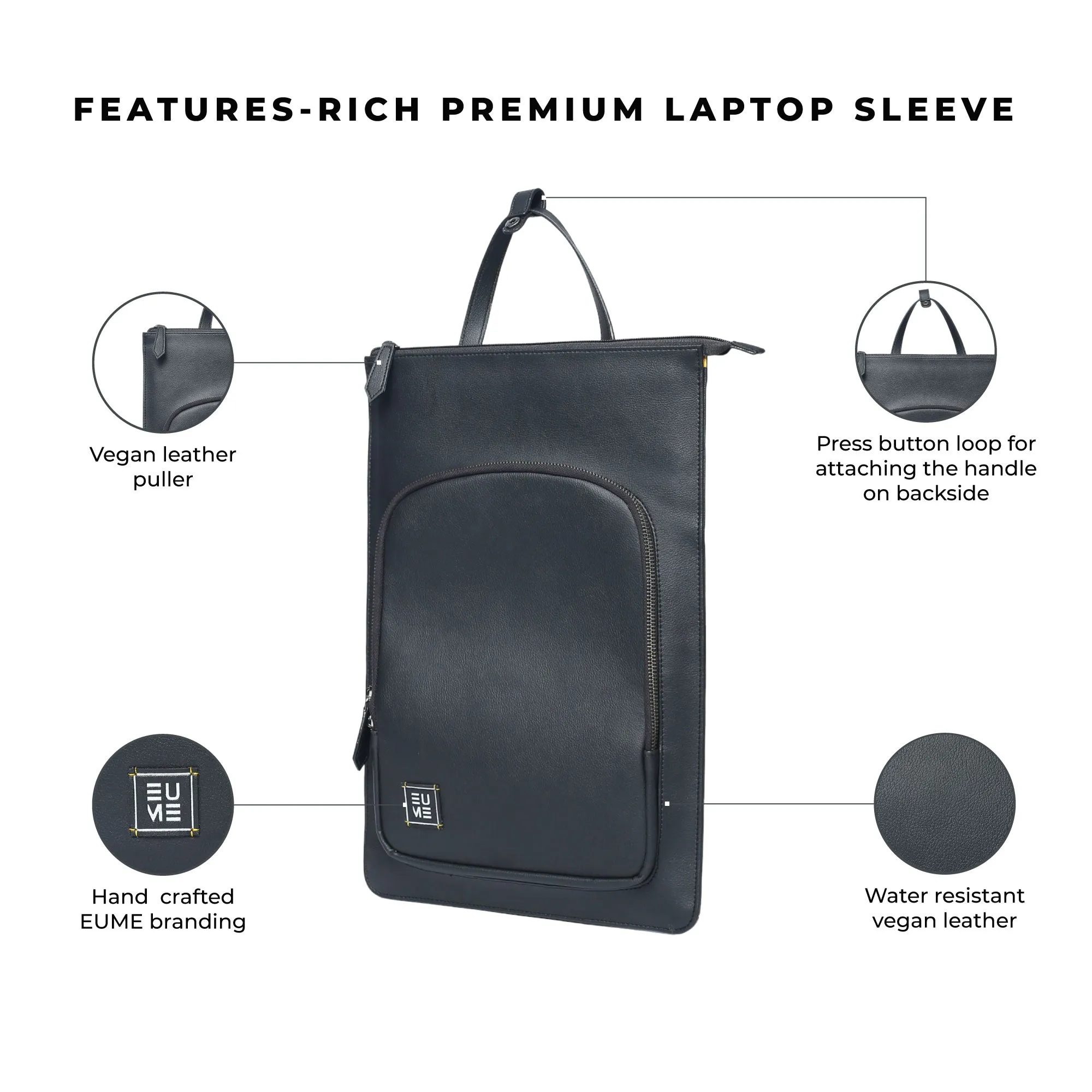 Tech Pro Vegan Leather Laptop Case