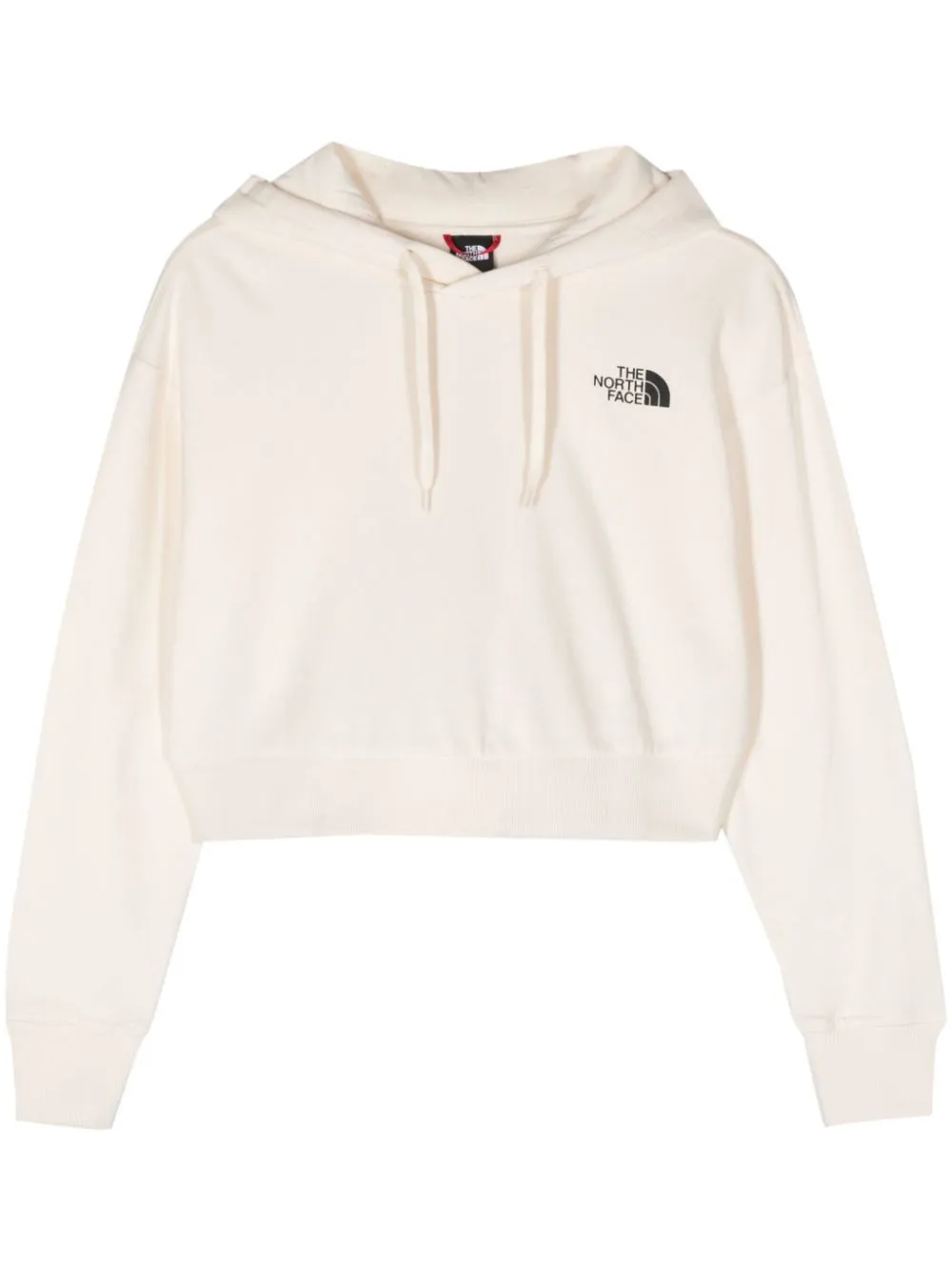 Trend cropped cotton hoodie